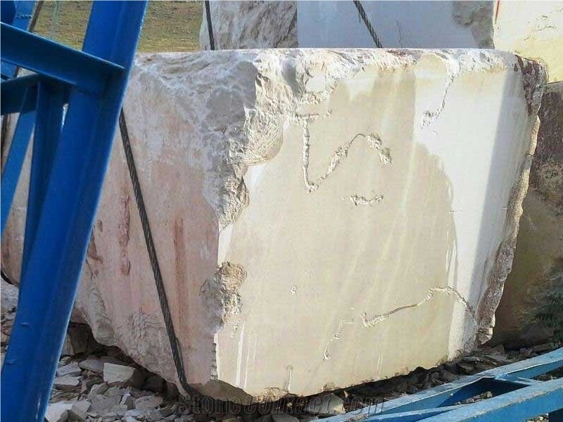 Bookan White Limestone Blocks, White Iran Limestone Blocks