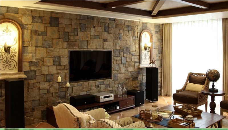 Sandstone Castle Block 37000, China Sandstone Wall Cladding