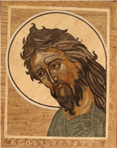 Byzantine Style Mosaic, Greece Marble Mosaic