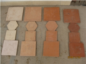 Handmade Antique Terraotta Stone Floor Tiles