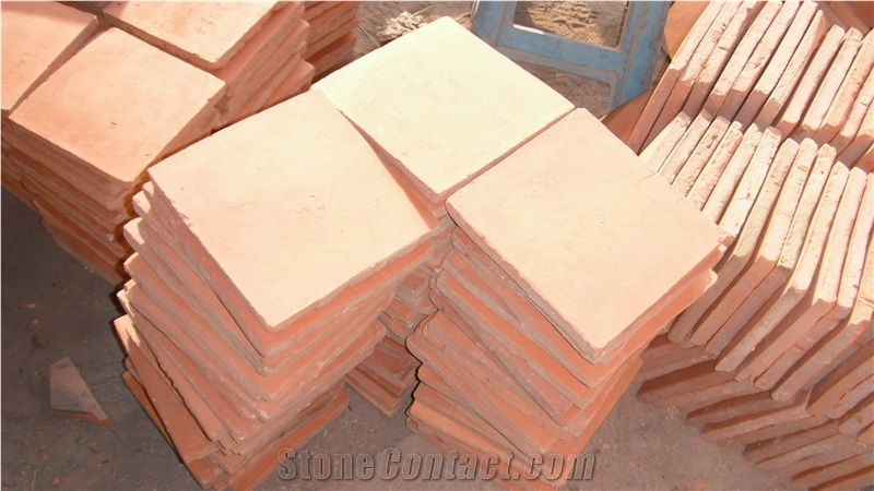 Handmade Antique Terraotta Stone Floor Tiles
