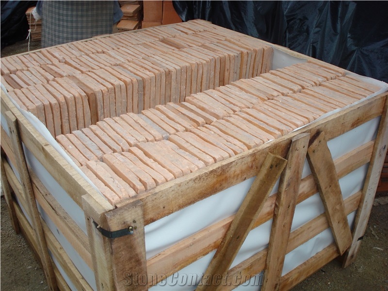 Handmade Antique Terraotta Stone Floor Tiles