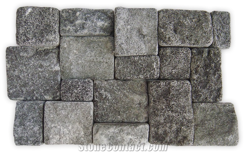 Black Lava Stacking Wall Cladding Tile