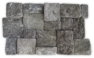 Black Lava Stacking Wall Cladding Tile