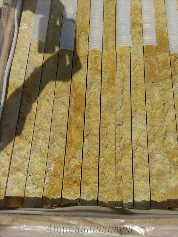 Teak Wood Sandstone Swimming Pool Terrace, Yellow Sandstone India for Pool Coping