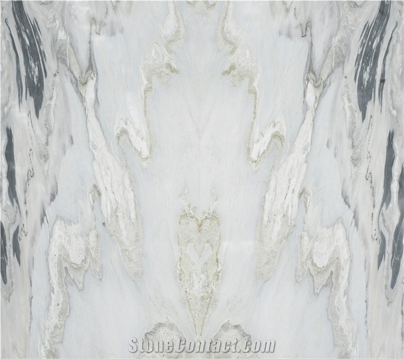 China White Onicciato Marble 3# Tiles & Slabs for Wall Covering & Flooring, White Onicciato Marble Veins Cut Slabs