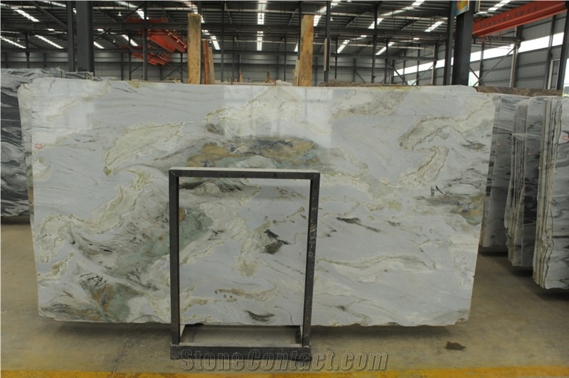 Own Quarry - China White Onicciato Marble 5# Tiles & Slabs for Wall Covering & Flooring, White Onicciato Marble Slabs