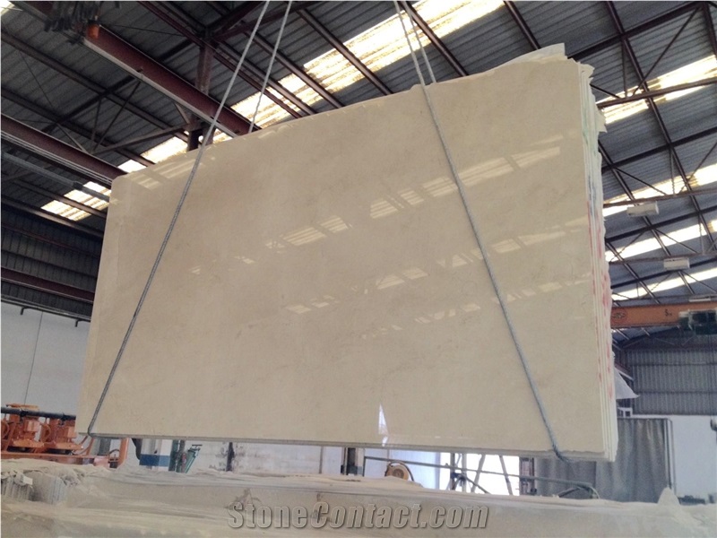 Grade a Crema Marfil Ivory Marble Slab from Spain ,Pinoso Beige Marble Tiles & Slabs