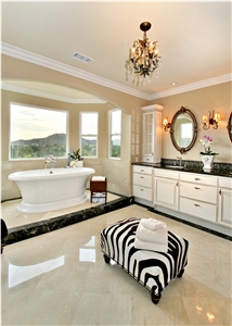 Grade a Crema Marfil Ivory Marble Slab from Spain ,Pinoso Beige Marble Tiles & Slabs