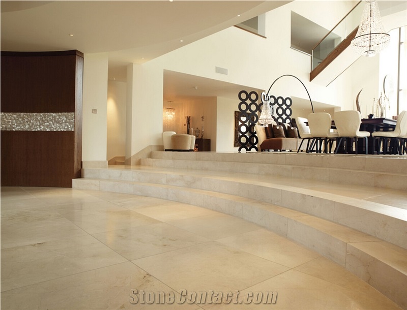 Grade a Crema Marfil Ivory Marble Slab from Spain ,Pinoso Beige Marble Tiles & Slabs