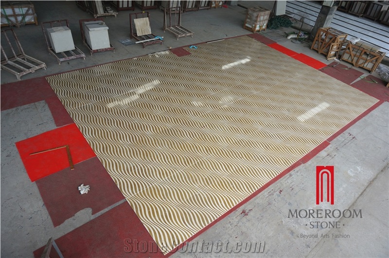 Moreroom Stone 3d Water Jet Marble Flooring and Wall Design