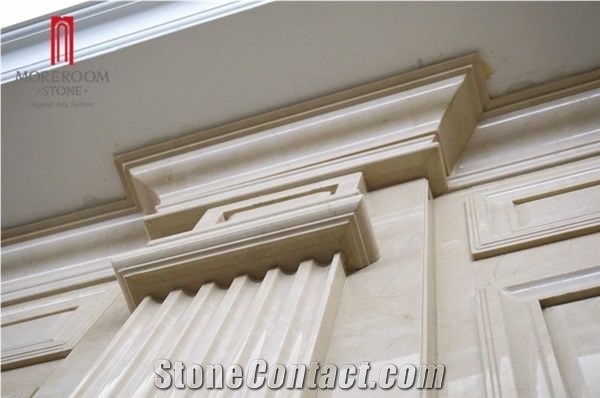 Moreroom Stone Grade a Shayan Beige Marble Floor and Wall Trim