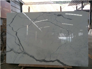 Polished Calacatta Betogli White Marble Slab & Tiles 20mm Thickness,Italy Toscana Marble