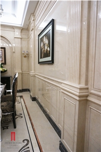 Spain Crema Marfil Coto Marble Molding & Border, Marble Skirtings