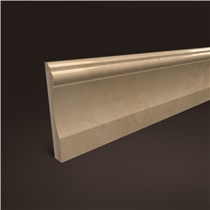 Turkey Beige Marble Molding, Beige Marble Border Decos/Skitings for Wall Design