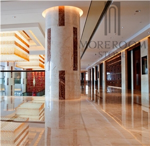 Turkey Sofitel Gold Marble Beige Color Flooring for Hall Turkey Sofitel Gold Marble Beige Color Flooring for Hall