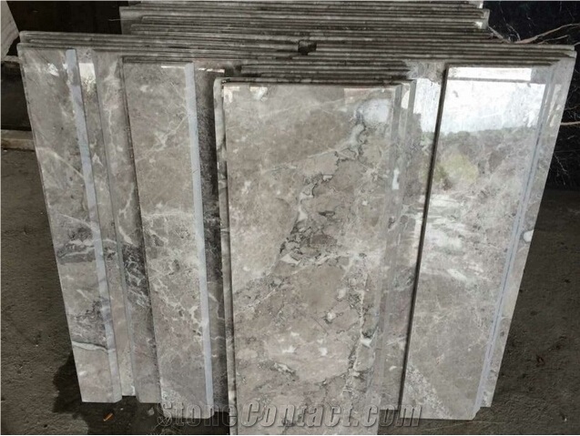 Turkey Sutculer Aksu Grade a Tundra Grey Marble Slab