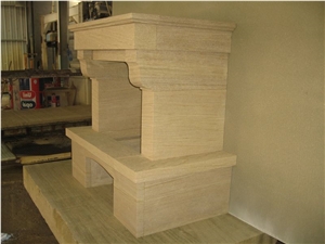 Fireplace Design with Pierre De Saint-Gens Limestone