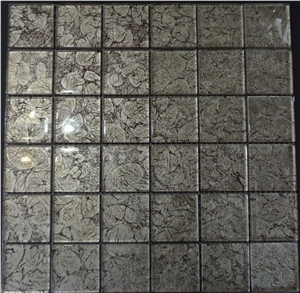 Metallic Gold Leaf Mosaic