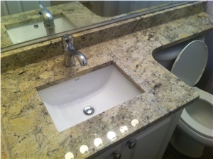 Golden Beach Granite Bathroom Vanity Top