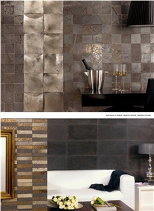 Piedra Azul De Arucas Wall Tiles, Black Basalt Spain for Wall Tiles