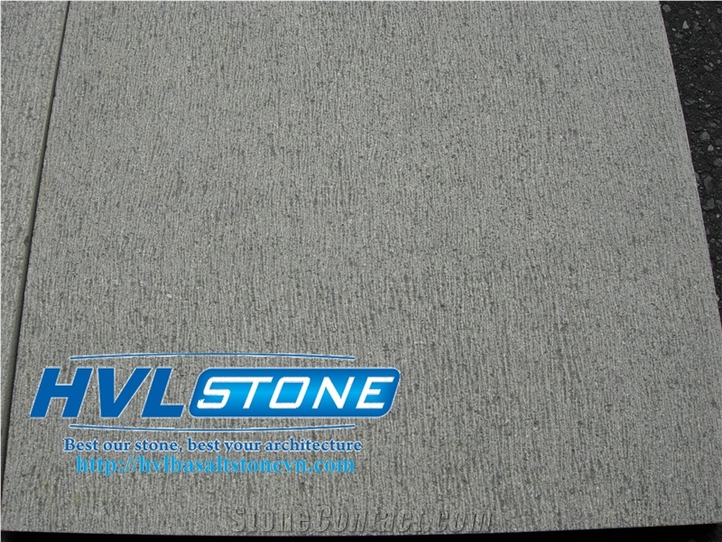 Vietnam Chiselled Basalt Tile, Grey Basalt Tiles & Slabs