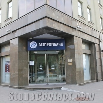Crema Mare Marble and China Green Polished and Flamed Facade
