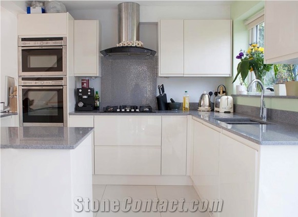20mm Thick Quartz Product Chrome Silestone Double Pencil Round Edge Finish Countertop
