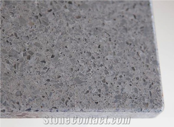 20mm Thick Quartz Product Chrome Silestone Double Pencil Round Edge Finish Countertop