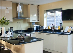 30mm Copper Black Granite with Our Standard Double Pencil Round Edge Finish Countertop
