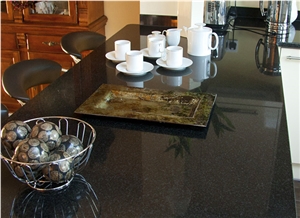 30mm Copper Black Granite with Our Standard Double Pencil Round Edge Finish Countertop