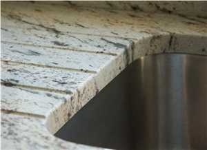 Ivory Brown Granite 30mm Countertop, Single Undermount Sink