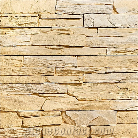 Creative Artificial Cladding Ledge Stone, Vietnamese Cladding Stone, Blue Sandstone Viet Nam Wall Cladding