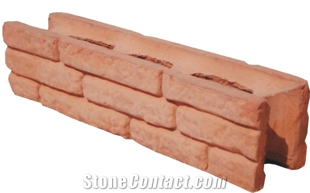 Red Kerb Stone Of Vietnam Garden Stone