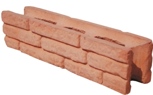 Red Kerb Stone Of Vietnam Garden Stone