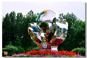 Natural Garden Large Stainless Steel Sculpture