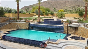 Beige Travertine Turkey Pool Design
