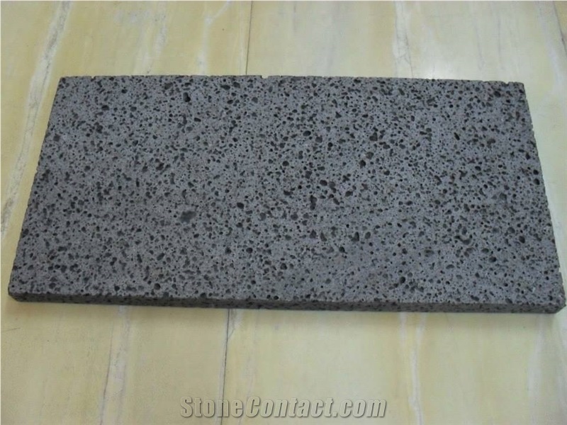 Lava Stone, Black Basalt Viet Nam Tiles & Slabs