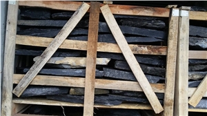 Vietnam Grey Basalt Irregual Flagstone, Road Paving