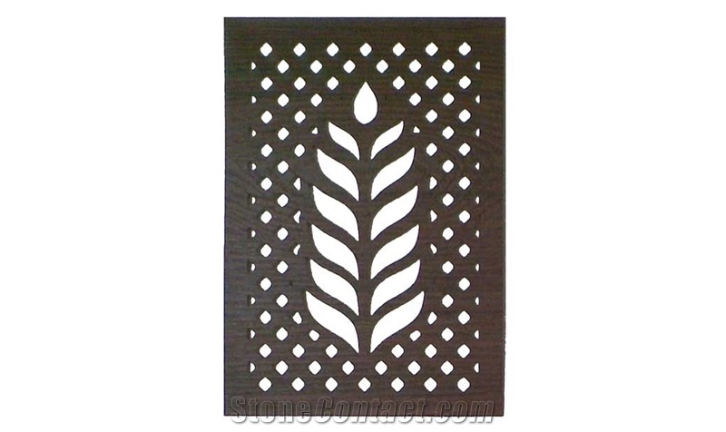 Sandstone Traditional Stone Grid Jali