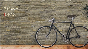 Zeera Green Slate Wall Cladding Ledge Panel