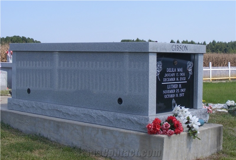 Eagle Blue Granite Mausoleum