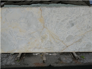 Onice Bianco Polished Slabs