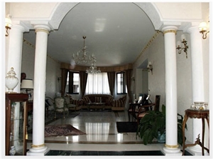 Bianco Carrara Marble Column