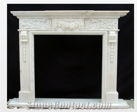 White Marble Fireplaces