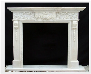 White Marble Fireplaces