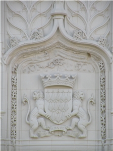 Tuffeau Stone Carved Relievo