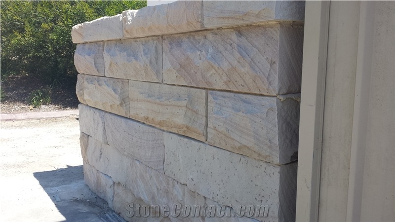 Mount White Sandstone Split Wall Cladding, White Sandstone for Building & Walling