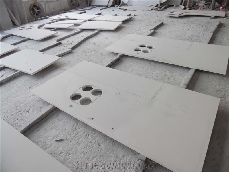 Artifical Quartzs Countertops and Vanitytops