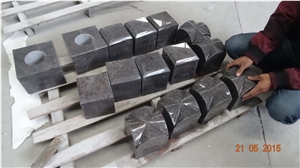 China Black Granite Western Style Tombstone and Monument